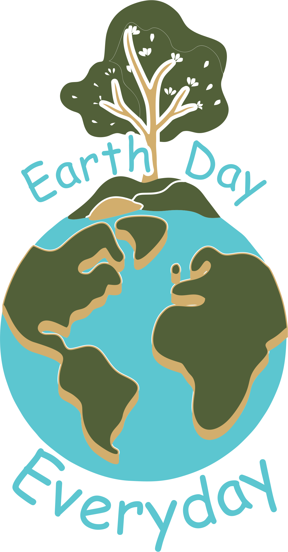 Earth Day; Everyday (3D Earth)