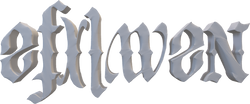 Ambigram of the word New life spelled with an "y" 