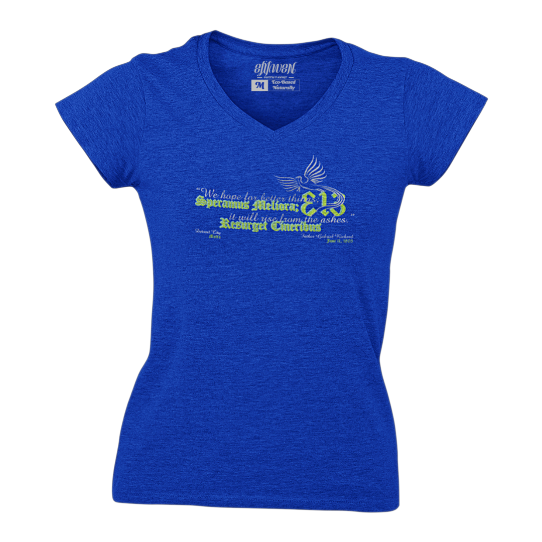 Ladies "D-313 Motto" V-Necks