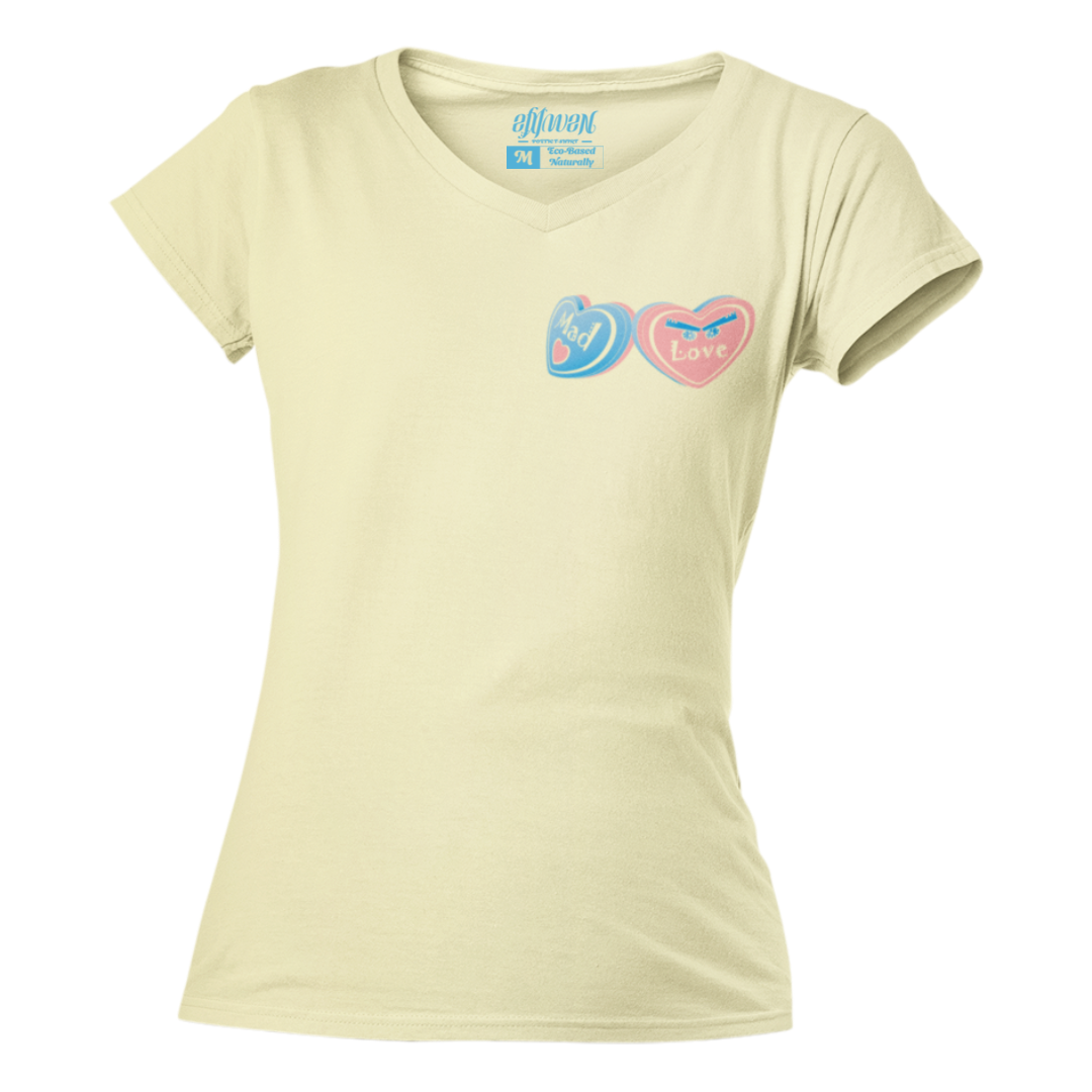 Mad Love Oxy PUFF V-Neck