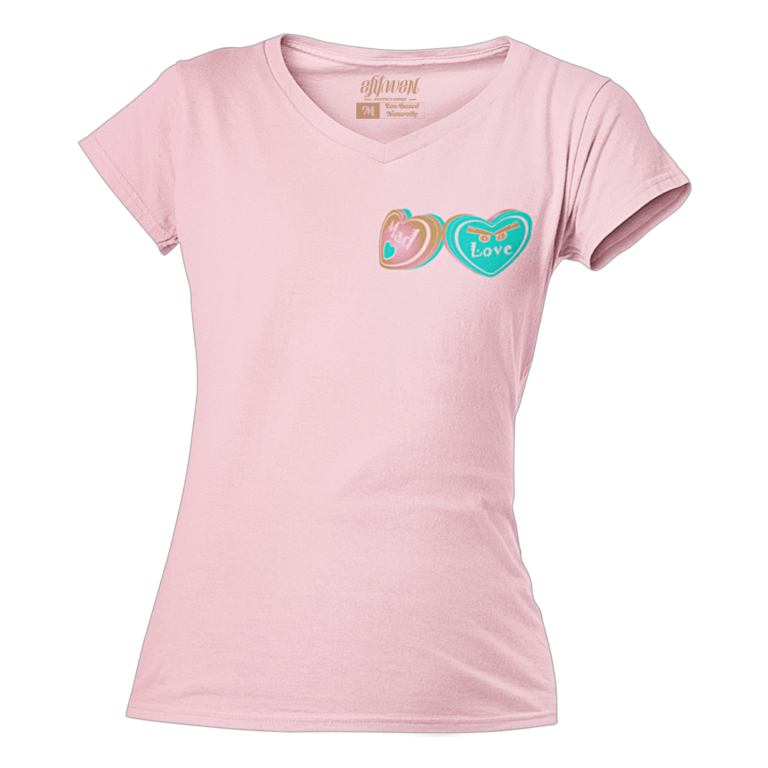 Mad Love Oxy PUFF V-Neck